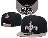 Saints Team Logo Black Slive Adjustable Hat GS,baseball caps,new era cap wholesale,wholesale hats
